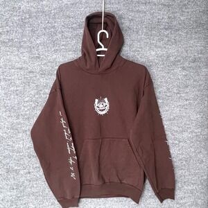 Bad Bunny Hoodie XXL Most Wanted Tour 2024 Brown Made USA Pullover Concert